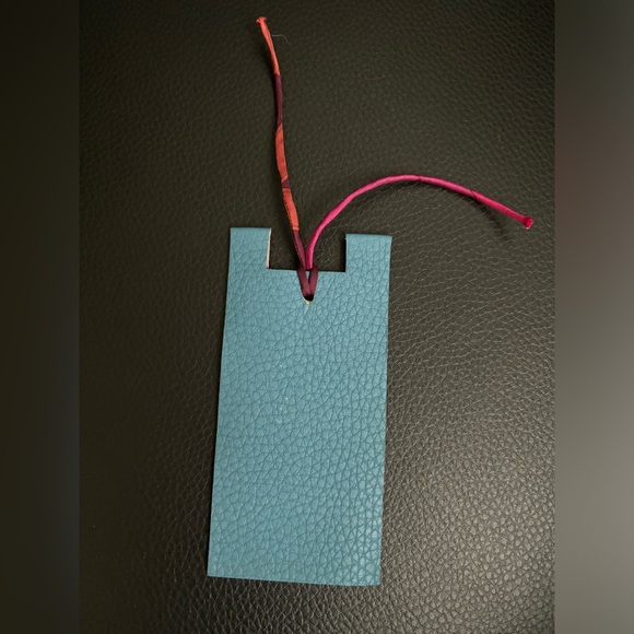 AUTHENTIC Rare Hermes leather bag charm - Picture 5 of 6